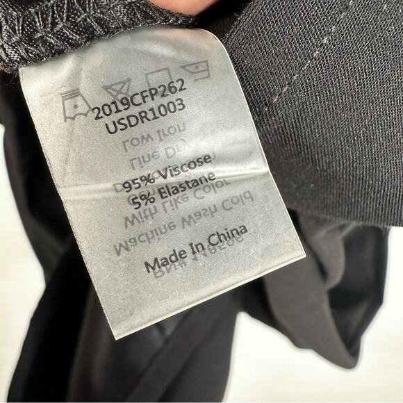 NEW Universal Standard Isabelle Luxe Black Sheath Shirt Dress Size 2XS- US 6-8 - Picture 7 of 9